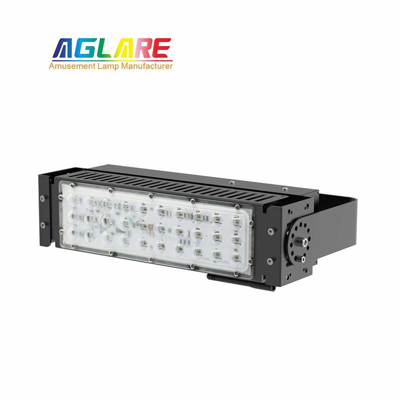 LED彩色投光灯 带？50W变色RGB泛光灯