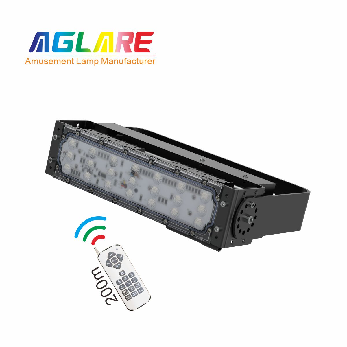 50W LED彩色投光灯带？仄